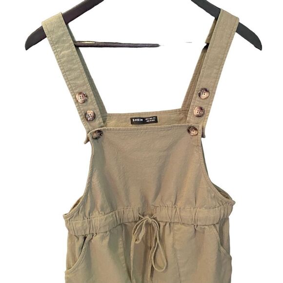 SHEIN Maternity Green Overalls Size Small - Picture 3 of 5